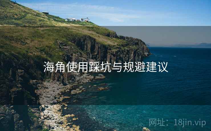 海角使用踩坑与规避建议
